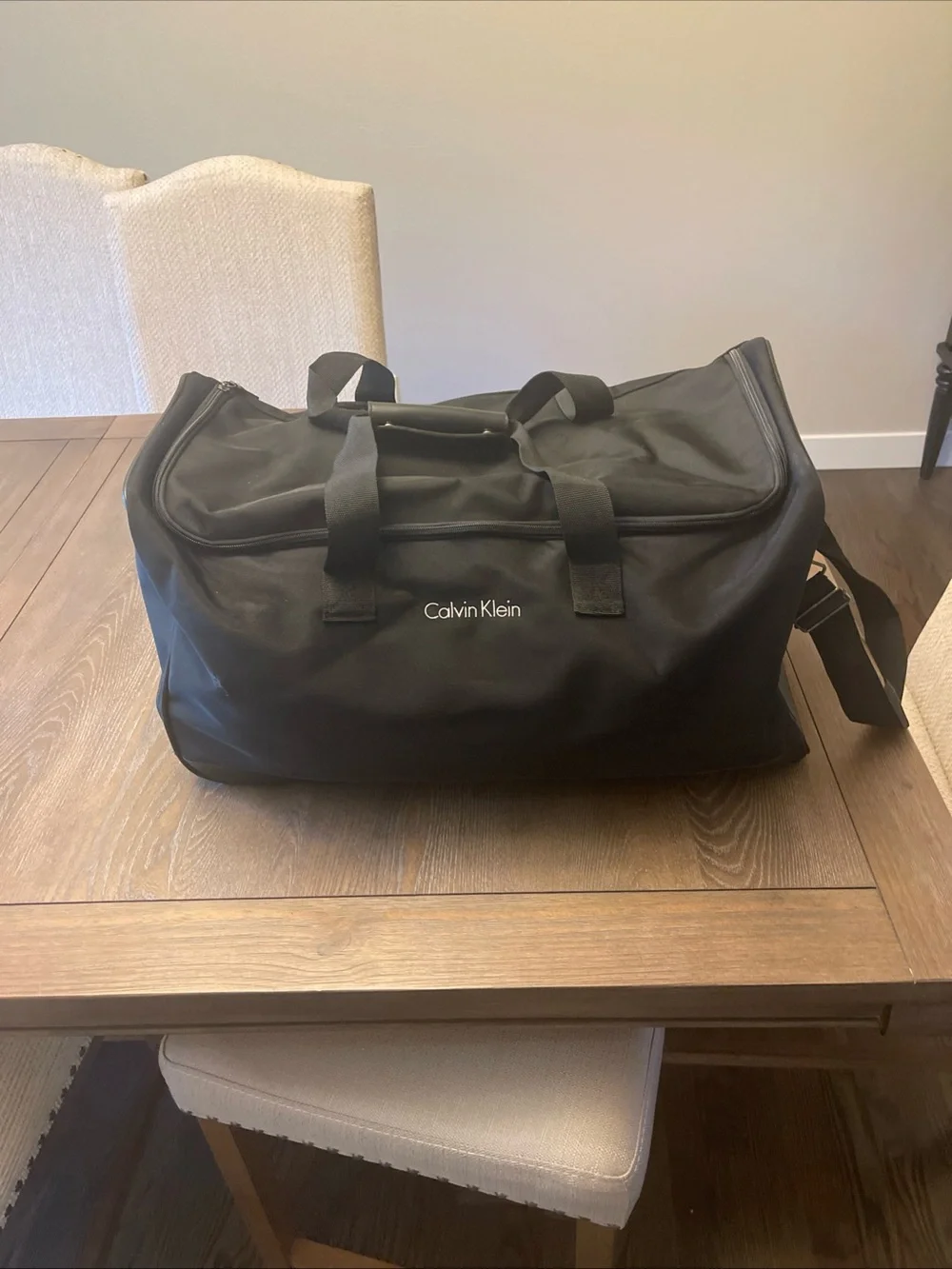 Calvin Klein Black Travel Duffel Bag